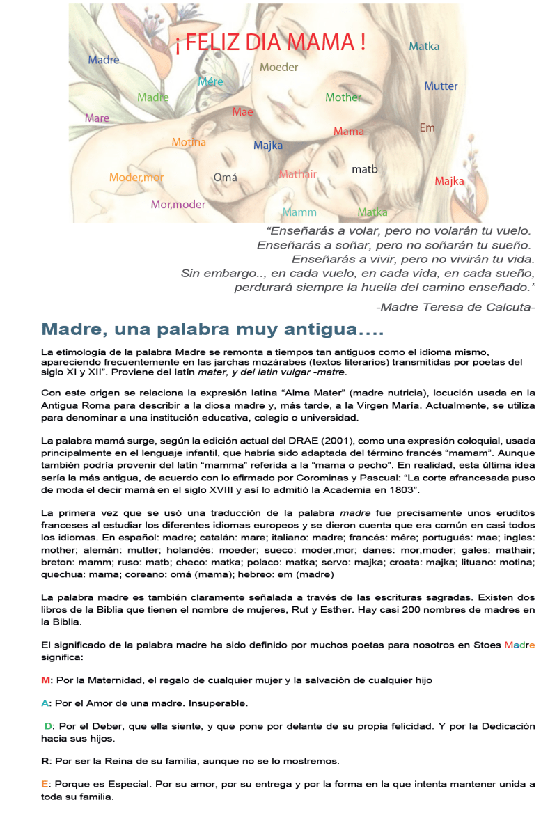 dia de las madres 2016